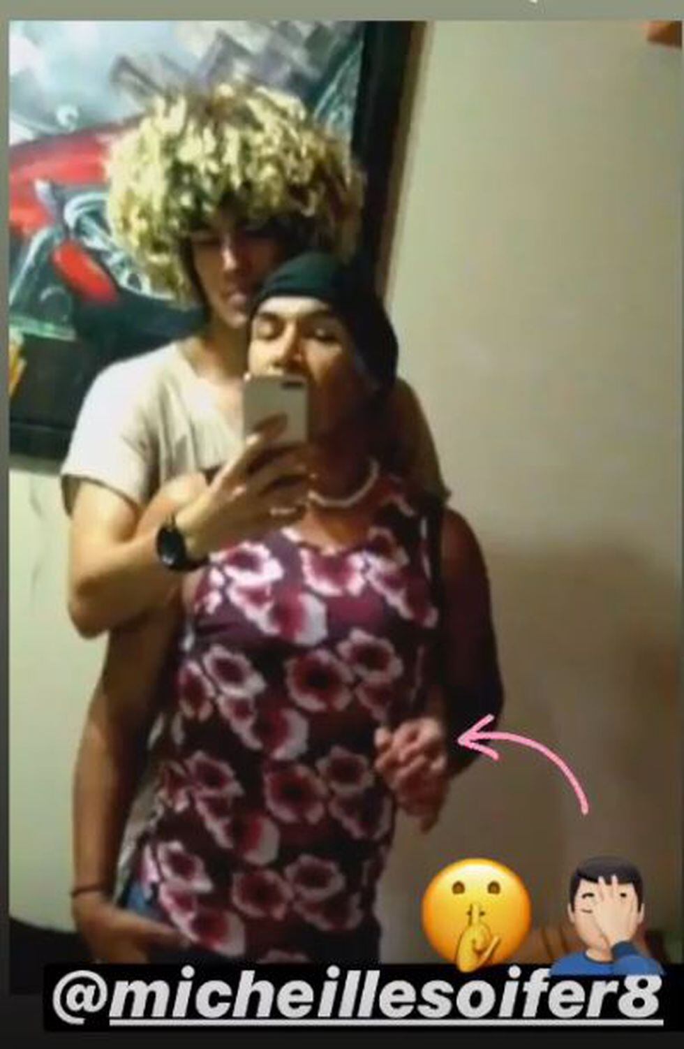 Rodrigo González revela comprometedora e íntima foto del 'amigo' venezolano de Michelle Soifer