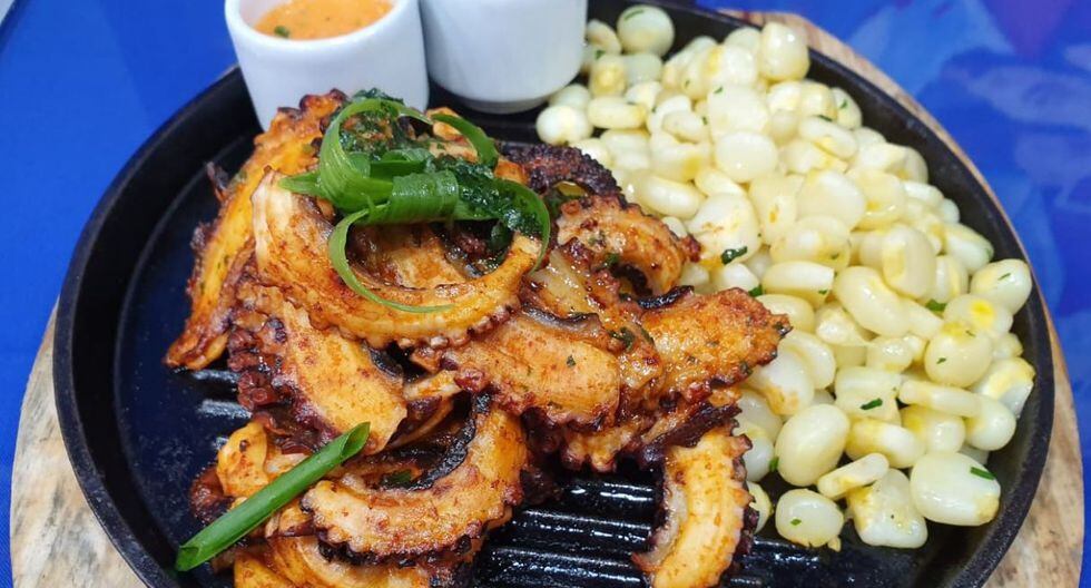 Pulpo a la parrilla 'Pedro Gallese'. (Foto: Mi Barrunto)