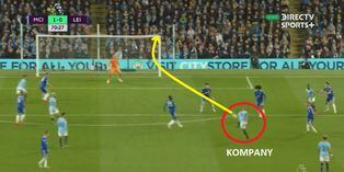 Kompany y su GOLAZO a Leicester City que lo pone a un paso del título de Premier League | VIDEO