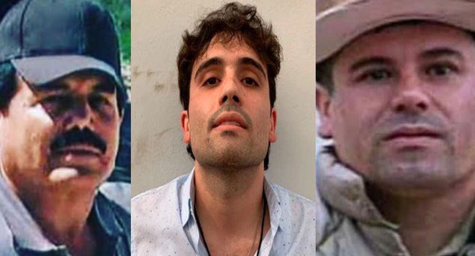 El Mayo Zambada, Ovidio Guzmán y el Chapo Guzmán.