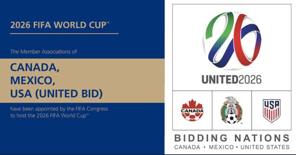 Estados Unidos, Canadá y México organizarán el Mundial 2026. (Foto: FIFA)