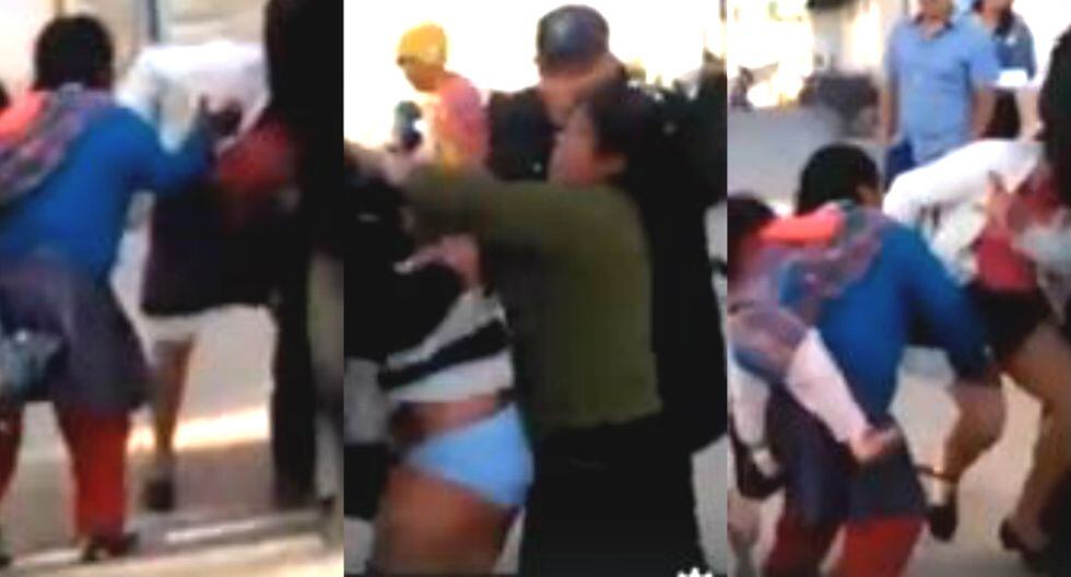 Mujer agarra a golpes a la amante de su esposo.