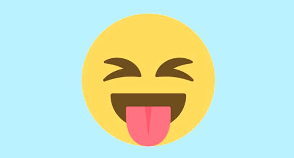 ¿Sabes realmente qué es lo que quiere decir la carita con lengua afuera de WhatsApp? Aquí te lo explicamos. (Foto: WhatsApp)