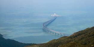 China inaugurará puente acuático más largo del mundo con túnel submarino, el próximo martes | FOTOS