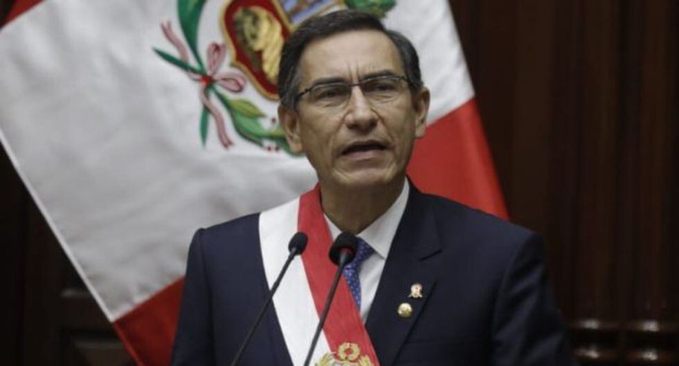 El presidente Martín Vizcarra dio su Mensaje a la Nación desde el Congreso de la República. (GEC)