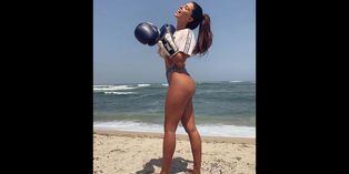 Ivana Yturbe y su entrenamiento en ropa de baño en la playa que dejó a sus fans con la boca abierta | VIDEO | FOTOS
