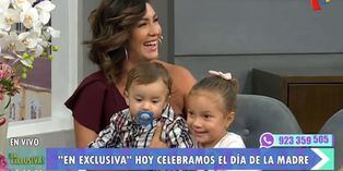 Tilsa Lozano presenta en TV a sus hijos Massimo y Valentina por el 'Día de la Madre' | VIDEO