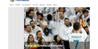 Cristiano Ronaldo a Juventus: La carta conmovedora de despedida del Real Madrid tras 9 años en el club