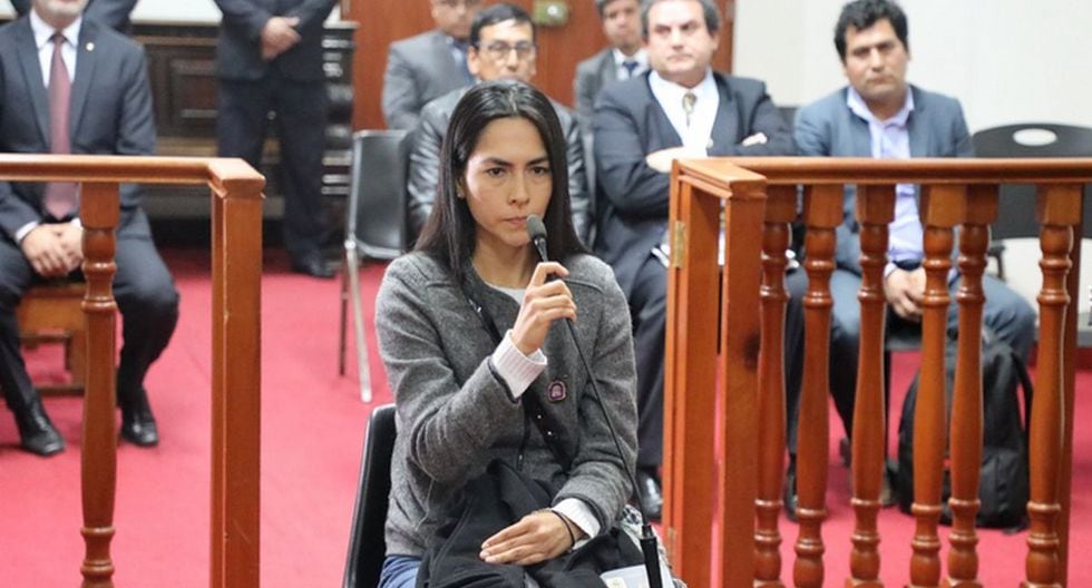 Melisa González Gagliuffi va a prisión preventiva por seis meses. (Foto: Poder Judicial)