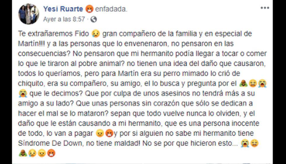 Hermana de niño exige justicia