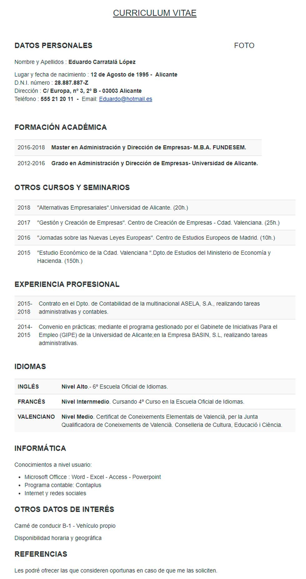 Lo más importante es que en el documento estén resumidos los logros, se enfaticen las habilidades o competencias y esté enfocado en las habilidades o competencias, según los especialistas (Foto: difusión).