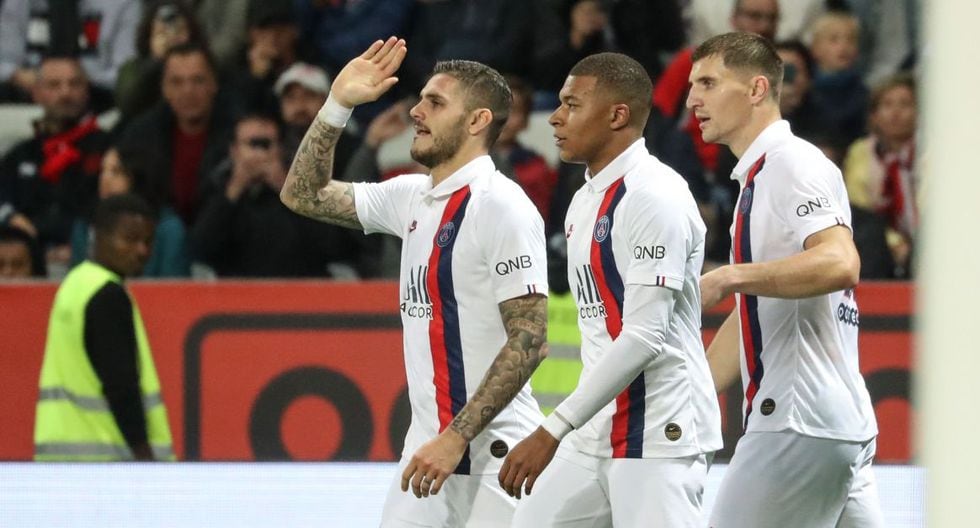 Golazo de Icardi tras contra letal de Di María y Mbappé en tres toques en el PSG vs Niza por Liga de Francia