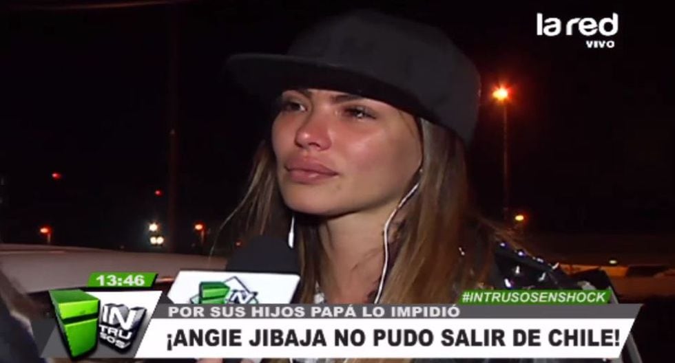 Angi Jibaja llora al recordar terrible drama