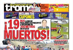 ¡19 MUERTOS!