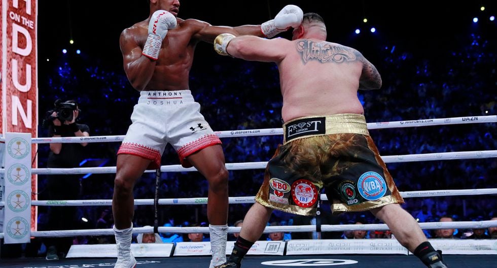 Andy Ruiz vs. Anthony Joshua. (Agencias)