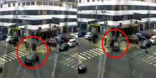 Miraflores: El impactante momento en el que conductora pierde el control y atropella a 5 menores