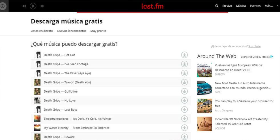 La web ha ido evolucionando, reproduciendo lo mejor de la música actual desde YouTube. (Foto: Captura)