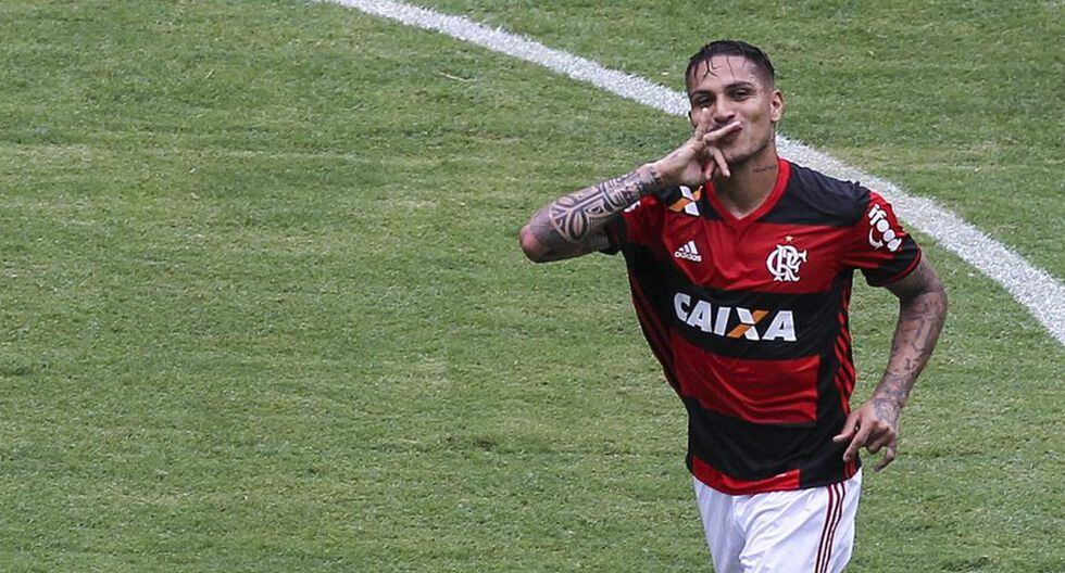 Guerrero metió un cabezazo tras un tiro libre y Flamengo empató.