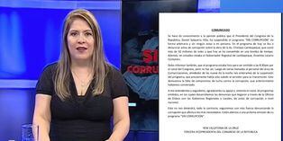 Suspenden programa de TV de Yeni Vilcatoma, pero canal del Congreso lo sigue emitiendo | VIDEO