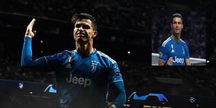 Cristiano Ronaldo hizo gesto con la mano y provocó a los hinchas Colchoneros en Juventus-Atlético Madrid