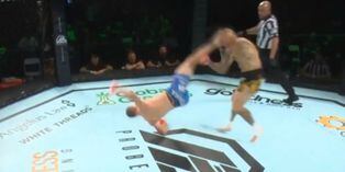 La increíble maniobra de un luchador que es candidata a mejor nocaut del año