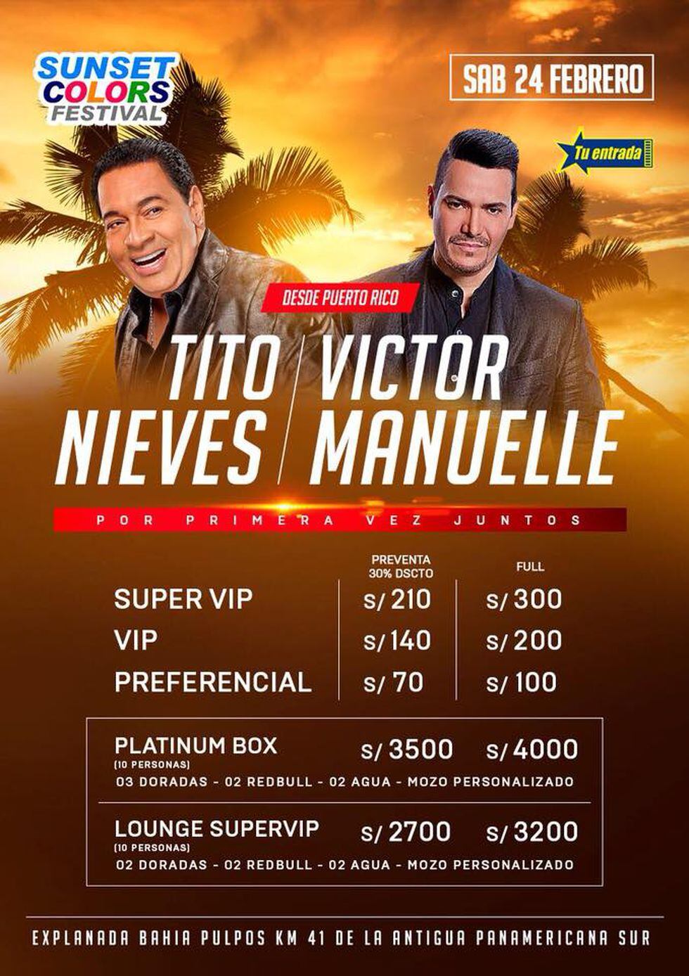 Víctor Manuelle y Tito Nieves