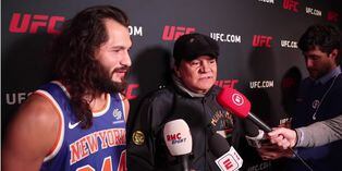 'Mano de Piedra' Durán llegó a Nueva York para alentar a Jorge Masvidal en en el UFC | VIDEO | FOTOS